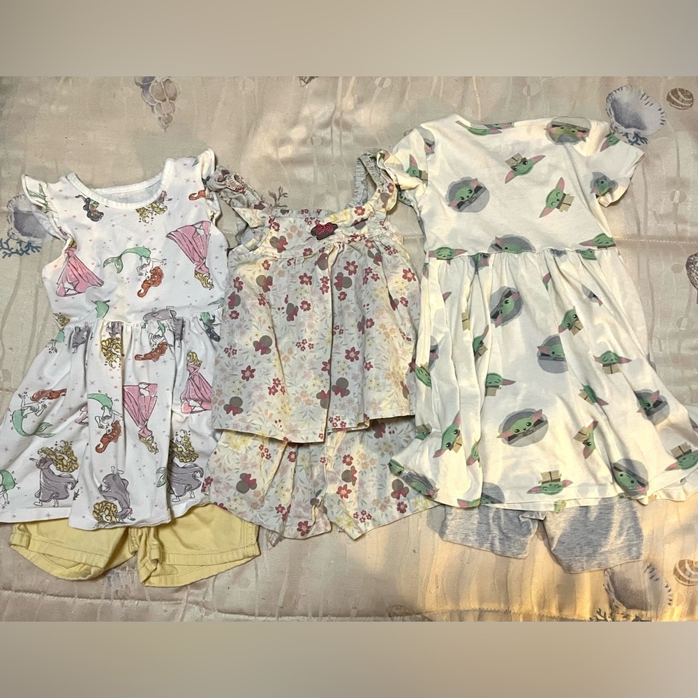 6 Piece Toddler Size 4T Colorful Play Sets